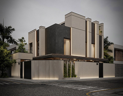 New Exterior Working drawings for a Villa Project