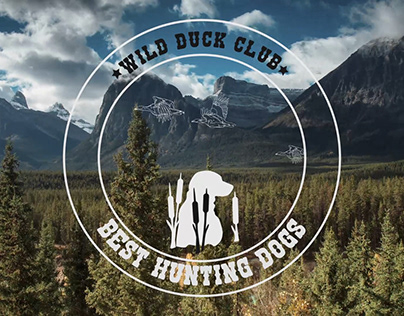 Hunting Dogs Club Logo. Animation