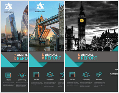 Annual report brochure design