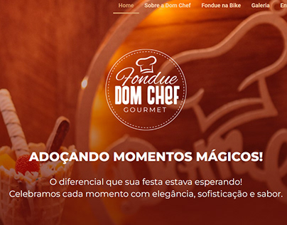 Site Landing page Dom Chef Fondue