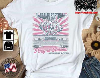 Alabama Crimson Tide Softball Party At Rhoads T-shirt