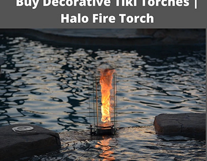 Decorative Tiki Torches | Halo Fire Torch