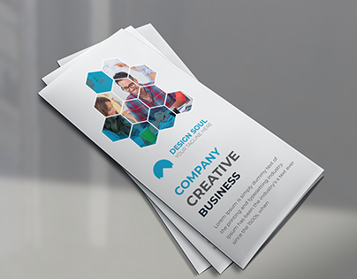 Company Creative Business Tri-fold brochure