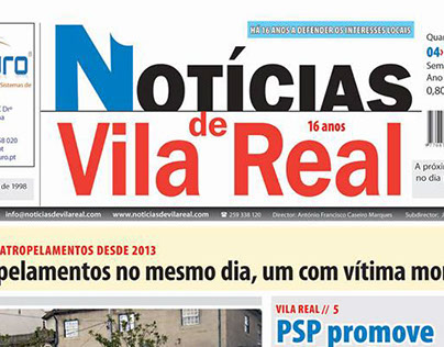 Fotografias para o jornal Notícias de Vila Real