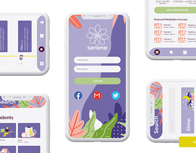 Design Challenge #01 - Serene App