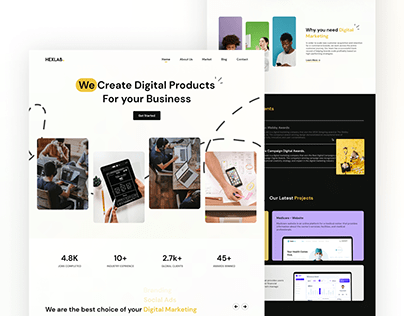 Digital Marketing Website | Landing Page