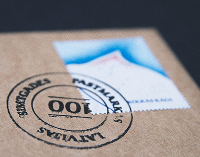 Latvia's centenary postage stamps