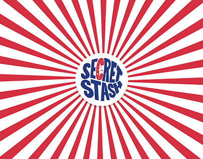 SECRET STASH — Logo, Packaging, Stationaries