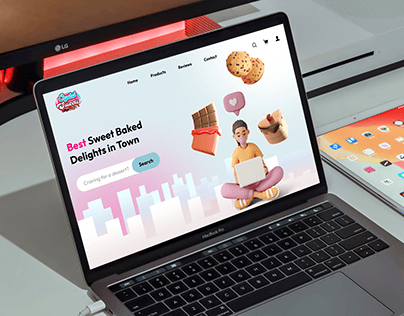 Crystal Sweets Landing Page