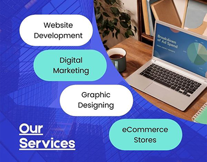 Services Banner for a Digital Marketing Company