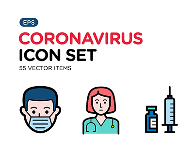 Coronavirus Icon Set