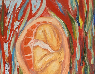 "Exfoliation", 24×18 cm, oil on canvas