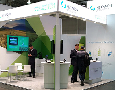 Hexagon Agriculture Booth design