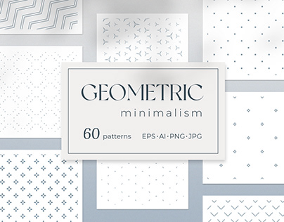 Geometric minimalism patterns