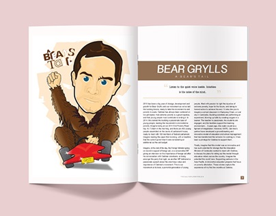 Bear Grylls Magazine Mockup