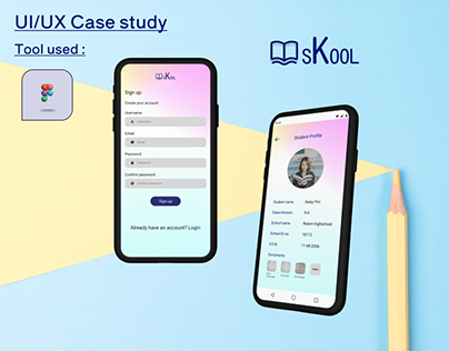 Case study - School student portal app