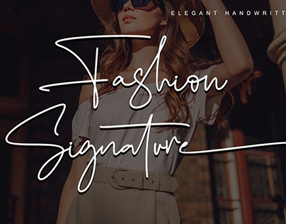 Fashion Signature Handwritten Font