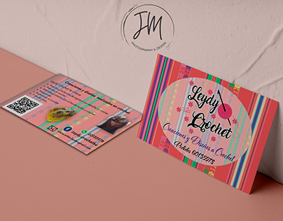 Diseño tarjeta de presentación (Leydy crochet)