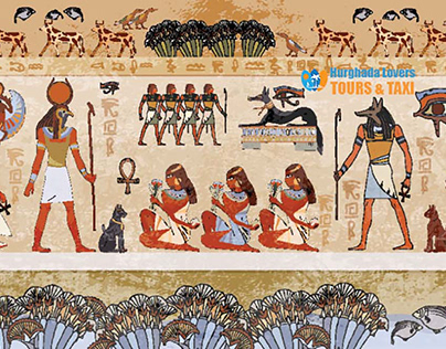 banner design Ancient Civilizations Egypt of the Nile V