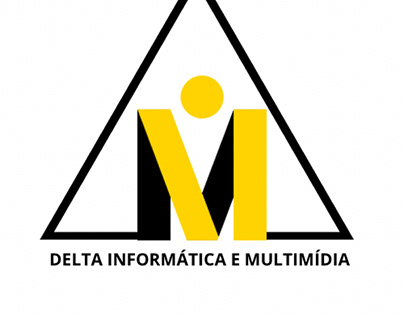 Logo para Delta Informática e Multimídia