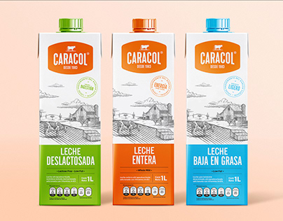 Caracol®- Milk illustration