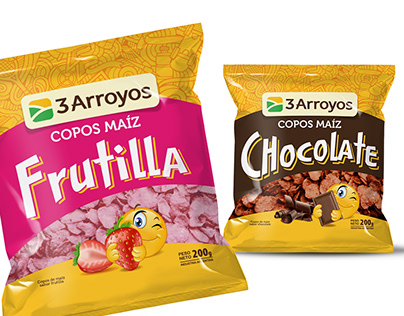 Copos Frutilla y Chocolate 3 Arroyos