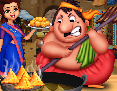 indian cooking game 2d game design
