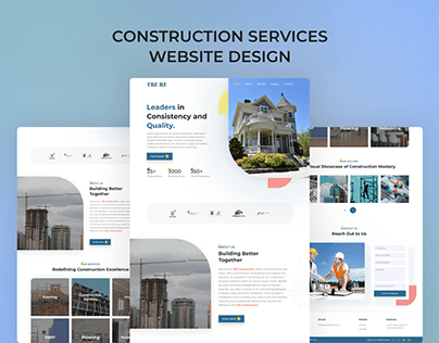 CONSTRUCTION SERVICES WEBSITE DESIGN