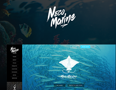 Neco Marine Palau Website Design & Development