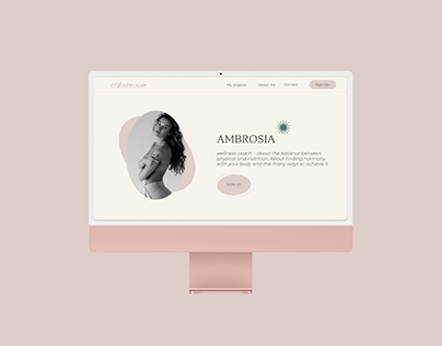Ambrosia – Personal Coach Website Design