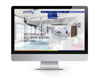 Priddy Engineering: Web design.