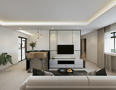 Choa Chu Kang | 5 Room HDB | Modern Interior Design