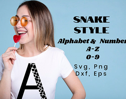 Snake Style Alphabet