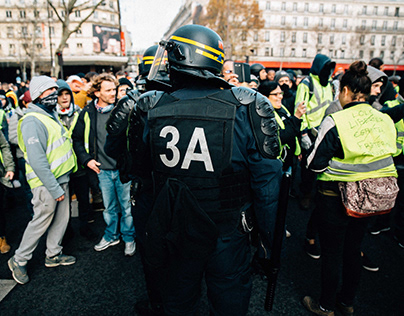 French Revolution with "Gilets Jaunes"