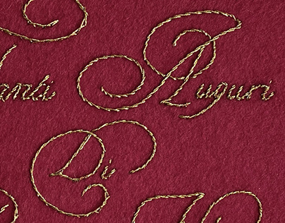 Buon Natale | Embroidered Lettering
