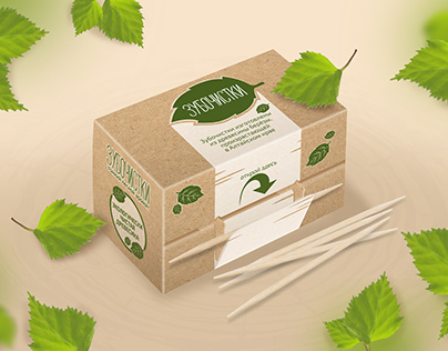 Упаковка для зубочисток / Toothpick packaging