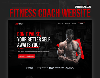 Fitness Coach Website Design