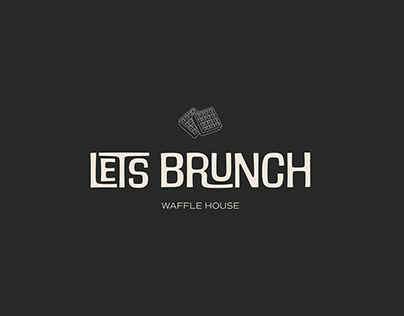Lets Brunch Waffle House | Logo & Menu Design