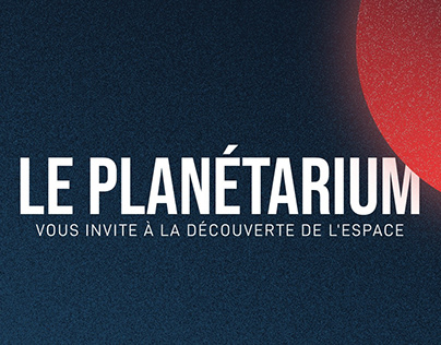 Affiche et logo - Le planétarium de Nantes