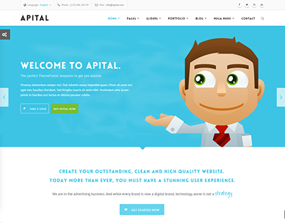 Apital - Multi-Purpose Business Template