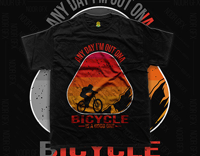 bicycle retro vintage t-shirt design