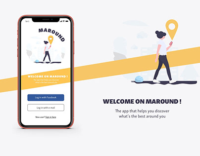 Maround - Geolocation app
