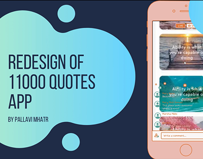 Redesign of 11000 Quotes App