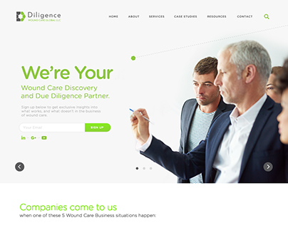 Diligence Website UI