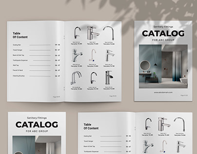 Sanitary Fittings Catalog Brochure Design