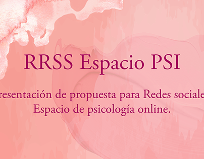 RRSS para Espacio PSI