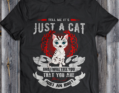 Cat Niche Beautiful Custom T-shirt Design Project