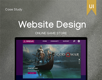 Online Game Store-UI/UX Web Design