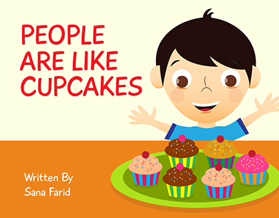 People are like Cupcakes - Book Illustration