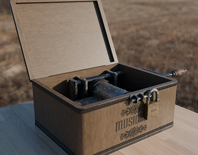 3D Musicbox High Quality Low Poly by Balemsalm
